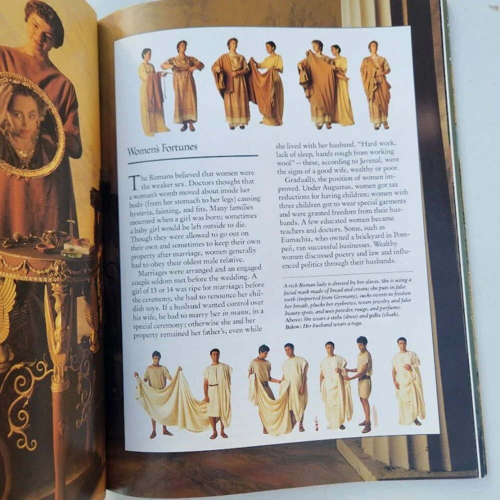 Classical Rome Living History Book Hardcover Social Studies World History Julius